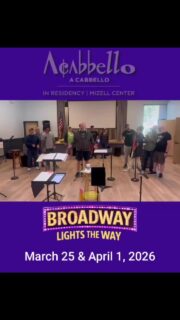 A Cabbello hard at work over the weekend rehearsing for Broadway Lights the Way - coming soon to the Cascade Lounge in Palm Springs. Tickets available now for both shows: Wednesday, March 25 & April 1, 2026! Ticket link in comments.